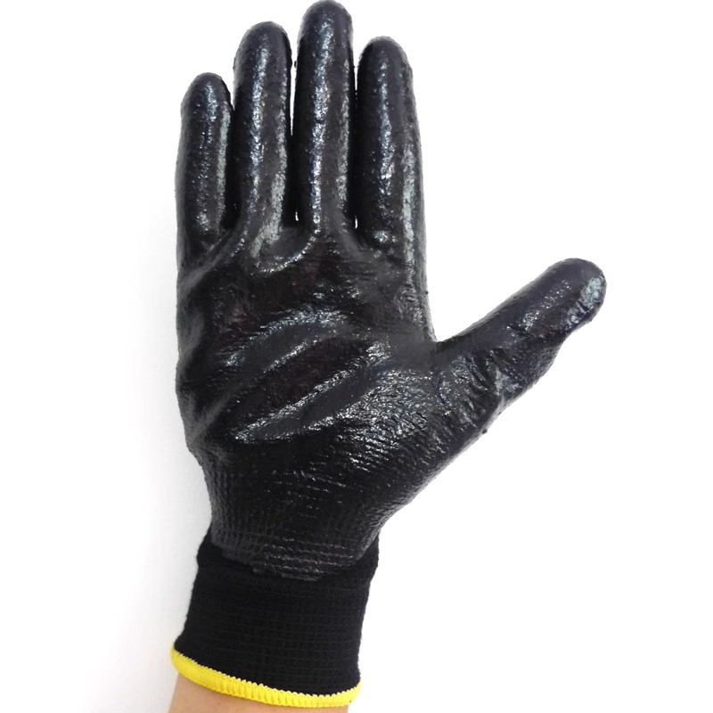 Honeywell тежко-издръжливи нитрилни ръкавици против порязвания, нитрилово покритие, абразионна устойчивост 4, порязване 1