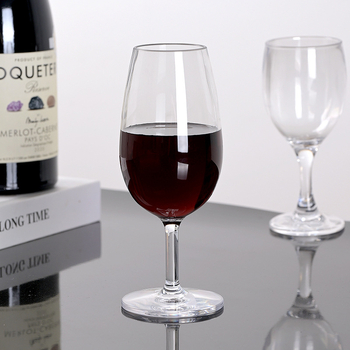 Plastična čaša za vino Garbo Daily, svijetli luksuz retro stil, ispis logotipa, pojedinačno pakiranje, izdanje 2024