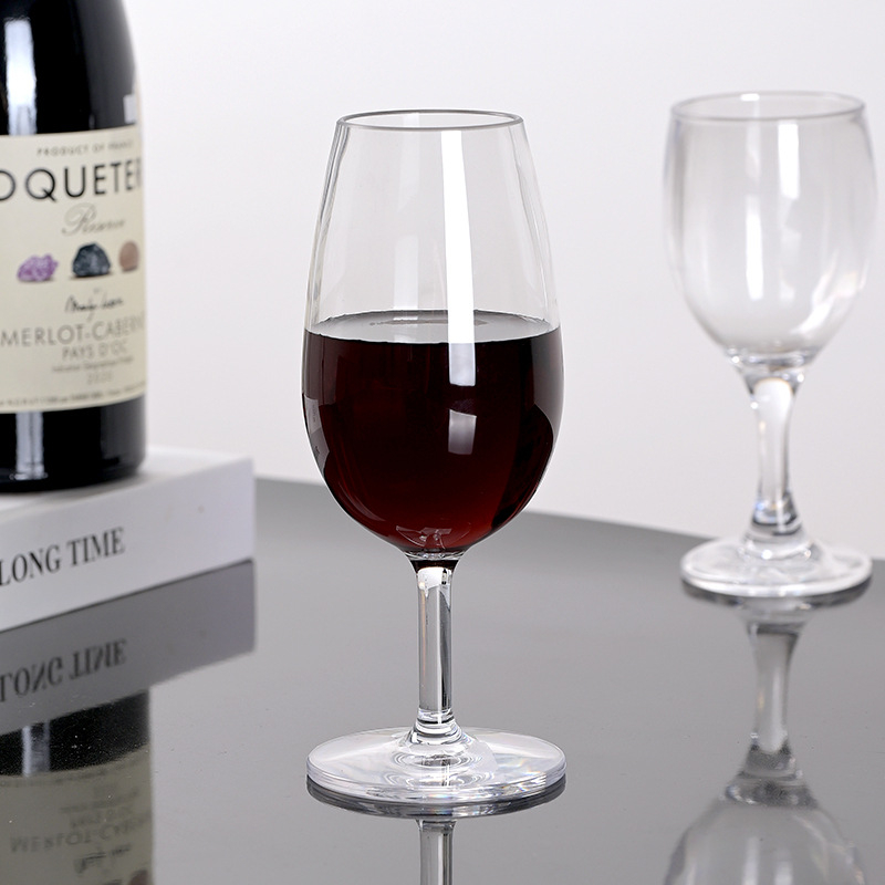 Plastična čaša za vino Garbo Daily, svijetli luksuz retro stil, ispis logotipa, pojedinačno pakiranje, izdanje 2024