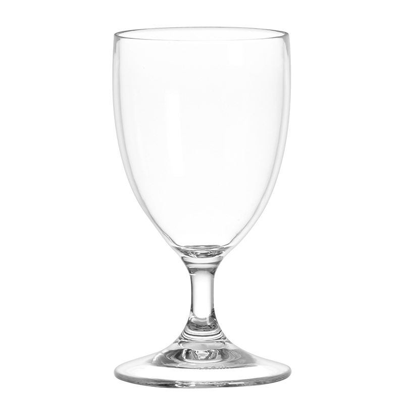 Plastična čaša za vino Garbo Daily, svijetli luksuz retro stil, ispis logotipa, pojedinačno pakiranje, izdanje 2024