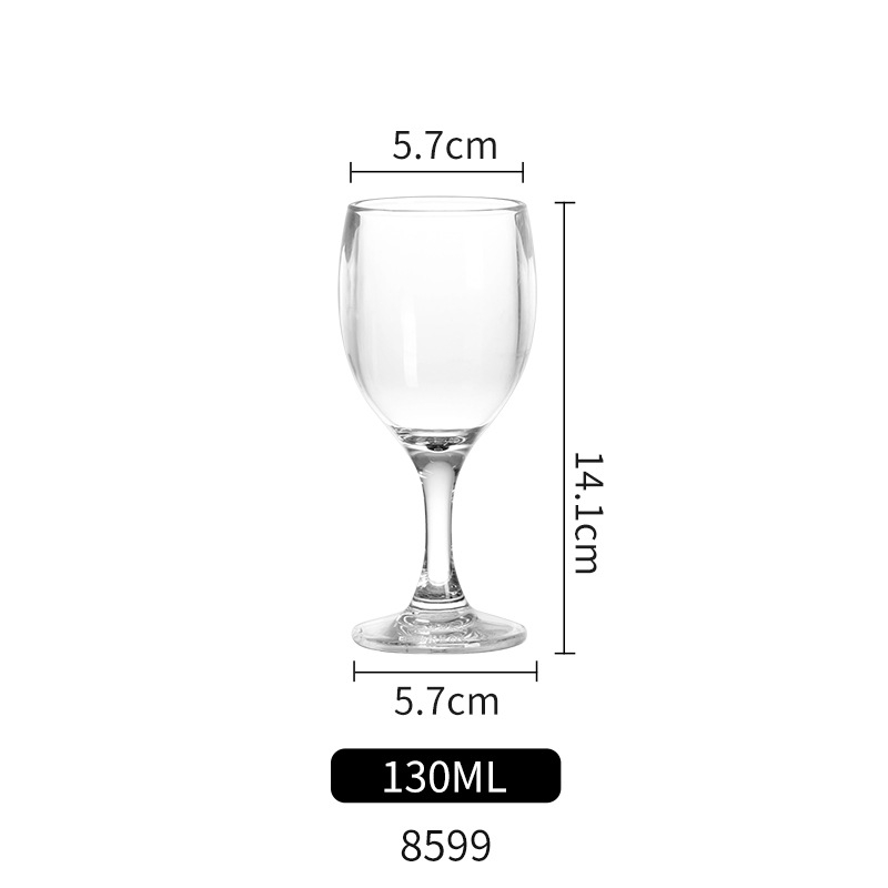 Plastična čaša za vino Garbo Daily, svijetli luksuz retro stil, ispis logotipa, pojedinačno pakiranje, izdanje 2024