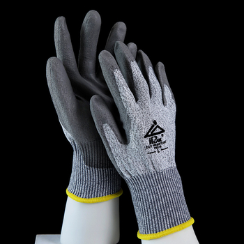 Shun Xin защитни ръкавици против порязване, HPPE с покритие по пръстите, анти-плъзгане, за кухня и работа със стъкло