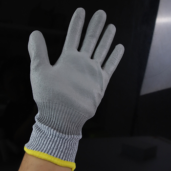 Shun Xin защитни ръкавици против порязване, HPPE с покритие по пръстите, анти-плъзгане, за кухня и работа със стъкло