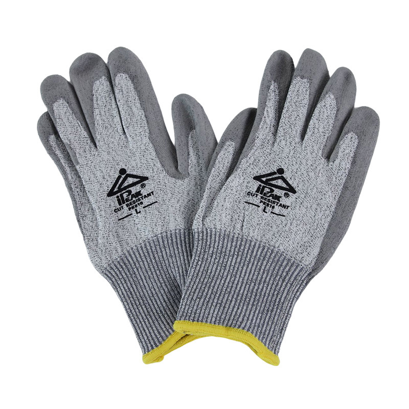 Shun Xin защитни ръкавици против порязване, HPPE с покритие по пръстите, анти-плъзгане, за кухня и работа със стъкло