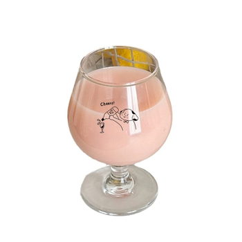 Goblet od stakla – kapacitet 301–400 ml, moderni minimalistički stil, bez drške, papirnata kutija