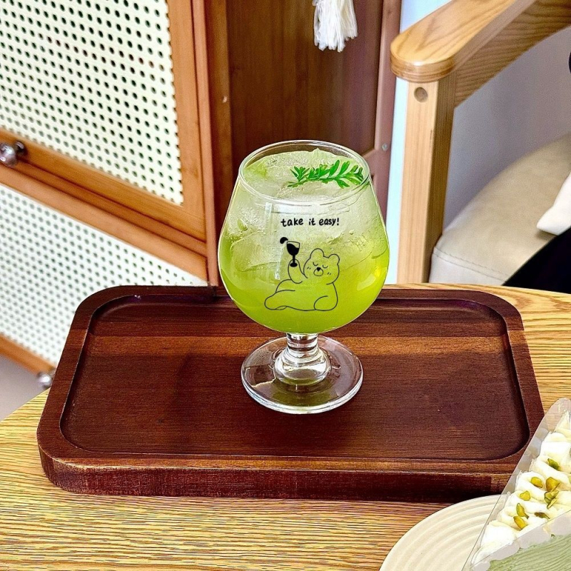 Goblet od stakla – kapacitet 301–400 ml, moderni minimalistički stil, bez drške, papirnata kutija