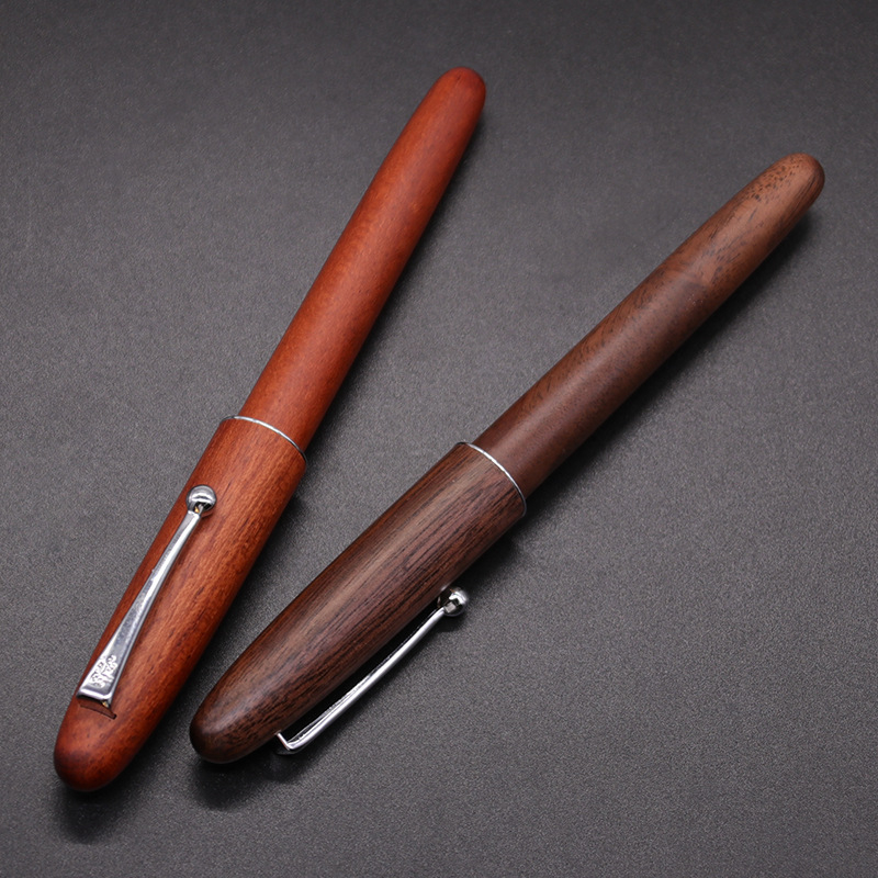 Jinhao 9035 drveno naliv pero s iridijevim vrhom i rotirajućim sustavom za mastilo