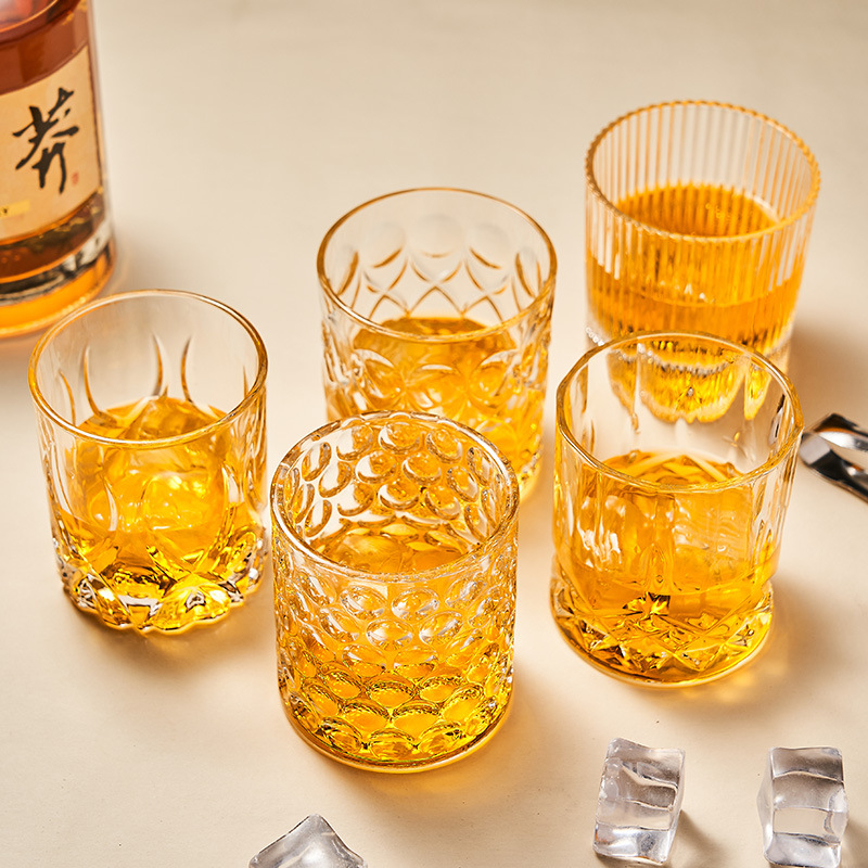 YuFeng kristalna čaša za whisky, europski stil, kapacitet 301–400 ml, Light Luxury Retro stil, prilagodba proizvodnje