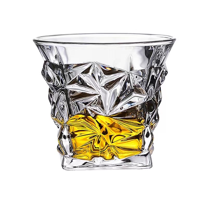 YuFeng kristalna čaša za whisky, europski stil, kapacitet 301–400 ml, Light Luxury Retro stil, prilagodba proizvodnje