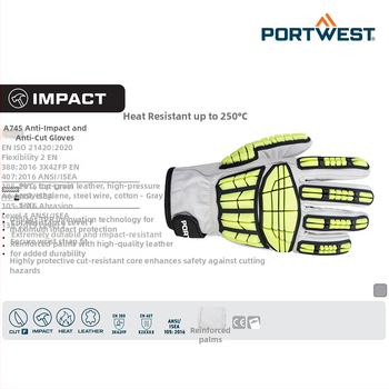 Portwest A745 Rukavice otporne na udarce i rezanje