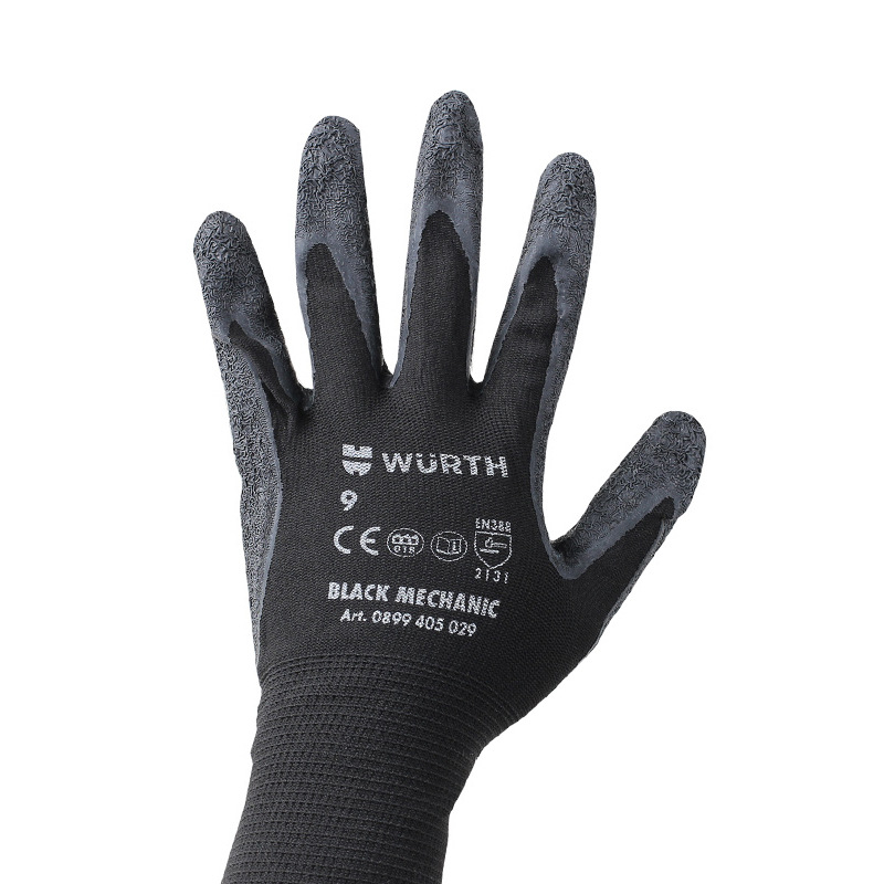 WURTH механични защитни ръкавици, найлон, устойчиви на порязвания, дължина 20–25 см, за строителство, земеделие, складиране и автомобилна индустрия