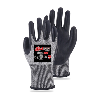 Rukavice za otpor rezanju na razini 5, Ultra-fina pjena nitrila, HPPE + Frosted nitrile, Protuklizne, Otporne na ulje
