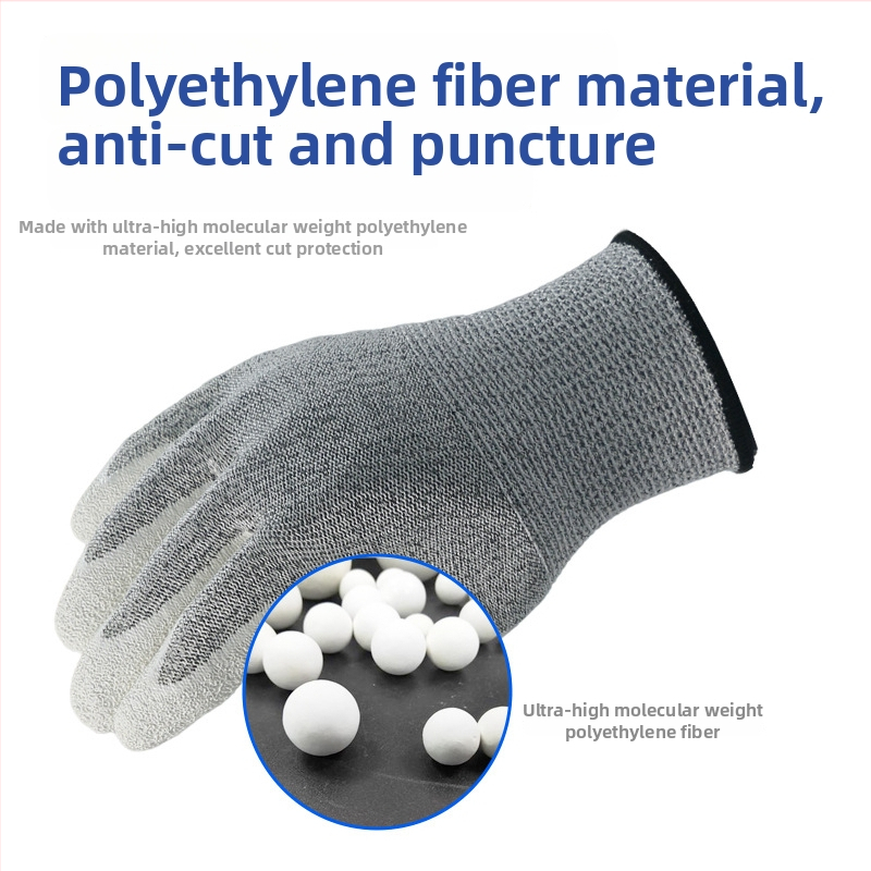 Pufite rukavice z polyetylénových vlákien proti rezu a perforácii, protišmyčné, olejovzdorné a odolné voči opotrebeniu (rez, perforácia, protišmyčné, olejodolné, odolné voči opotrebeniu)