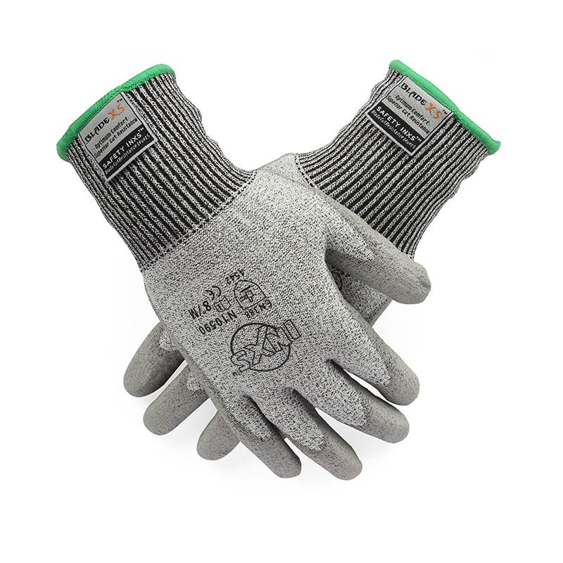 Γάντια αντικοπ με HPPE για επεξεργασία μετάλλων και γυαλιού (Sieve)
