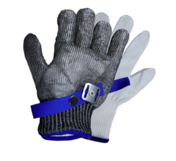 SF7040 SAFEMAN Junyu – vágásbiztos kesztyű acélszálból és nagy erősségű polietilén rostból, húsfeldolgozáshoz, belső acélszál réteggel