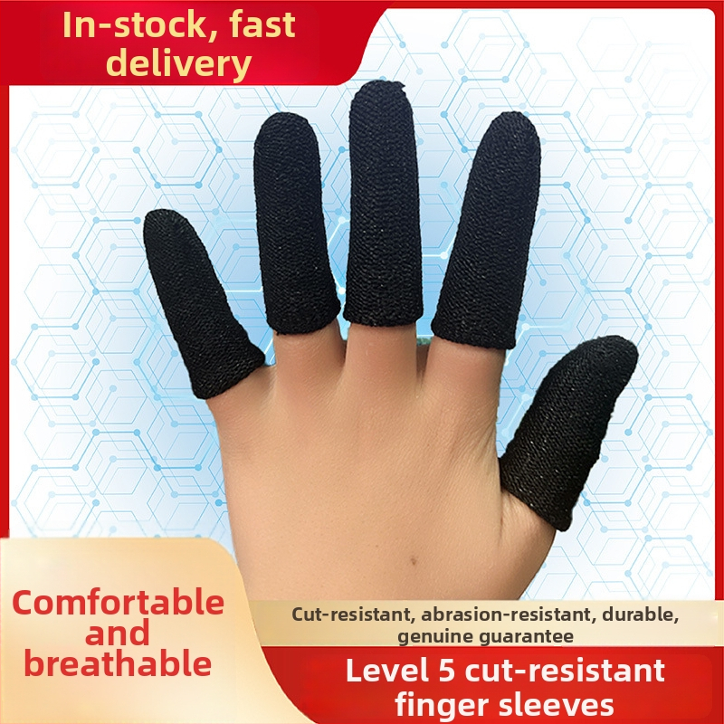 Úroveň 5 protirezné prstové návleky pre drevárstvo – HPPE s nylonovou podšívkou, opätovne použiteľné, model A001