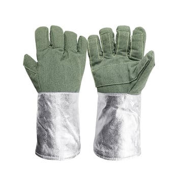 Ambery ABL-S515 Hőálló kesztyűk – 1000°C hőszigetelés, alumínium fólia, vágásálló, lángálló, aramid- és szénszál-keverék