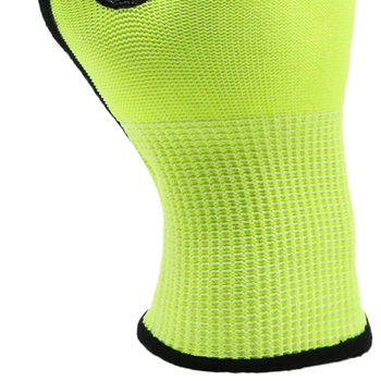 13-szemű kötött anti-vágó nitril matt kesztyű, megerősített fogás, csúszásmentes, vízálló