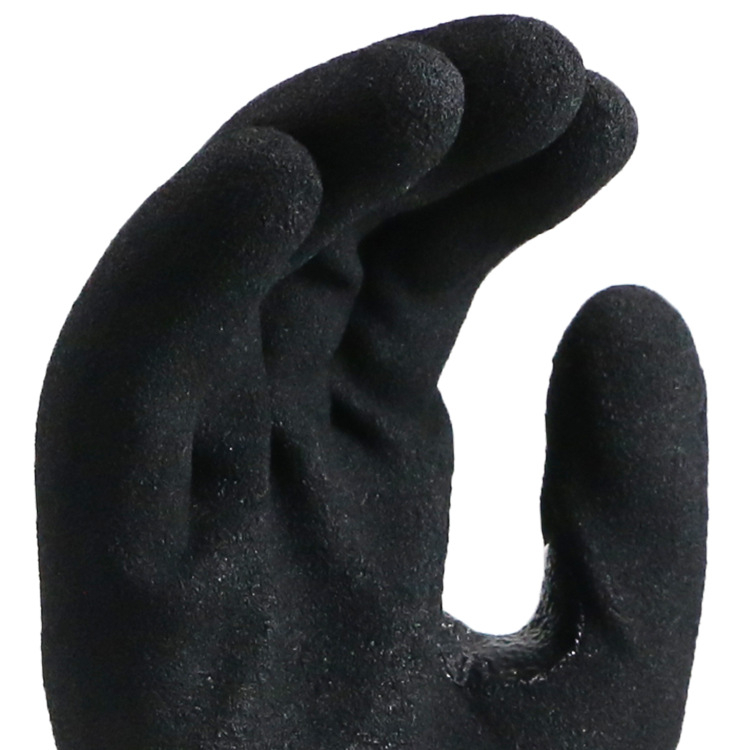 13-szemű kötött anti-vágó nitril matt kesztyű, megerősített fogás, csúszásmentes, vízálló