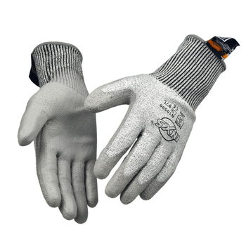 Rukavice otporne na rezanje s PU premazom, EN 388 razina 5, za obradu stakla