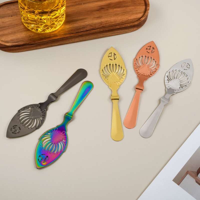 Absintkanál – rozsdamentes acél, modern minimalizmus, 20 g, 2021 nyári bevezetés, egyedi csomagolás