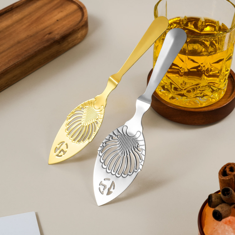 Absintkanál – rozsdamentes acél, modern minimalizmus, 20 g, 2021 nyári bevezetés, egyedi csomagolás