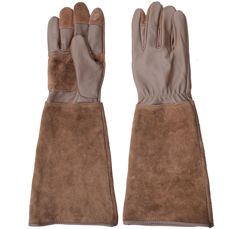 Hosszú kerti kesztyű érintőképernyővel – vágásvédett, kopásálló, metszeni és munkavédelemhez