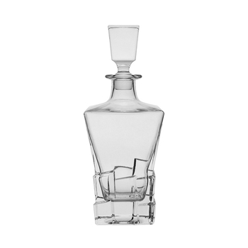 Üvegborosüveg készlet öt darabos, dugóval, 701–800 ml űrtartalom, testreszabható logó nyomtatás