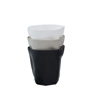 Organizator de birou și suport pentru pixuri, design neregulat, din plastic PP, modelul 22195, fără capac, stil japonez.