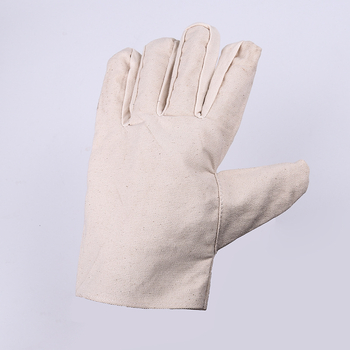 Egyrétegű vastagított vászon munkavédelmi kesztyű, vágásálló; gépekhez, vegyszerekhez, műhelyekhez, olajmezőkhöz és autókarbantartáshoz