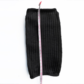 Kardvédő acéldrótos megerősítéssel, 5-szintű vágásállóság, nagy erősségű poliészter keverék, műhelyhez és önvédelemhez