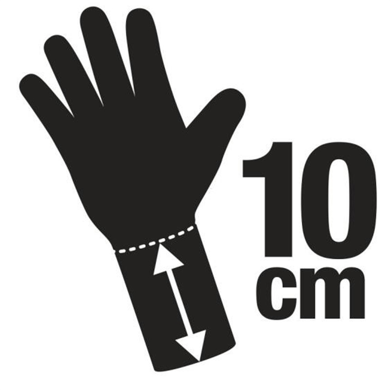 Deltaplus C-kosztályú anti-cut kesztyű nitril hab bevonattal, meghosszabbított csuklórész VENICUTC01