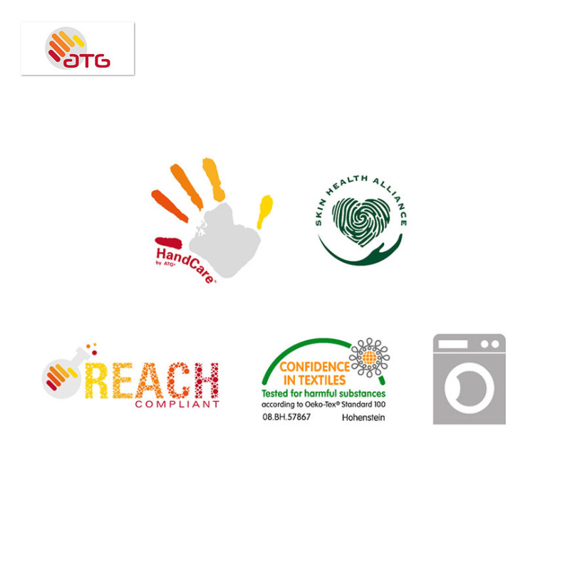 ATG44-3745 PVC vágásálló kesztyűk, ultra vékonyak, kopásállóak, olajállóak, rugalmas fogás