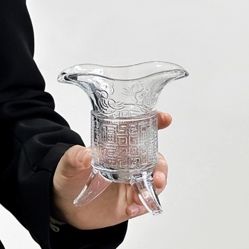 Üvegpohár borhoz, könnyű luxus retro stílus, otthoni készlet, logónyomás elérhető, prémium minőség