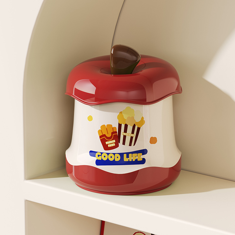 Cutie de depozitare pentru birou cu capac, design animat drăguț, material PP, capacitate 6 L, potrivită pentru bijuterii, rechizite și cosmetice, set de 6 bucăți