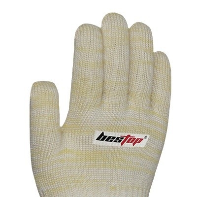 Bestop B3035 aramid kesztyűk – vágásálló és magas hőállóságú, 300°C szigetelés, öntéshez, olvasztáshoz és üvegfeldolgozáshoz