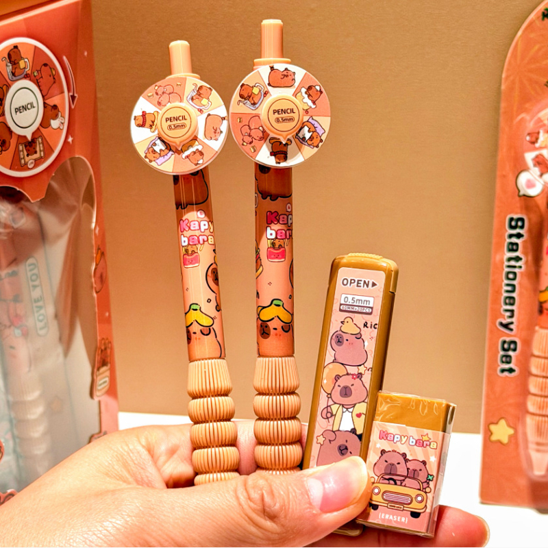 Mehanički set olovke 240-1 capi; plastično kućište; bez potrebe za oštrenjem; pakiranje: kartica + kutija