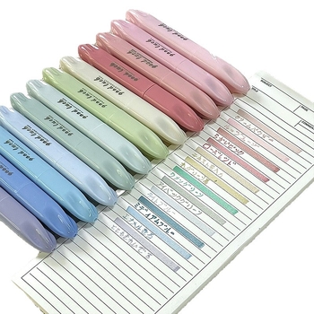 Dvostranični gradientni marker za označavanje - Trobojni marker u japanskom stilu, Model 816, Plastično kućište, 4 komada u kutiji