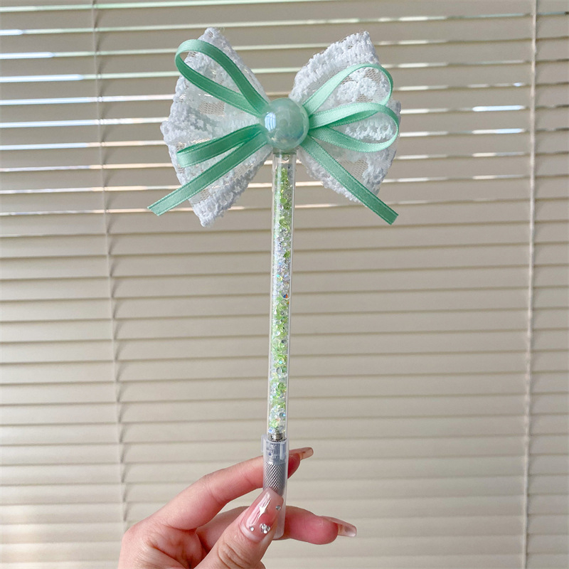 Nož za ručne radove sa zamjenjivim oštricama, dekorativna mašna od vrpice i čipke s kristalima, model k23012