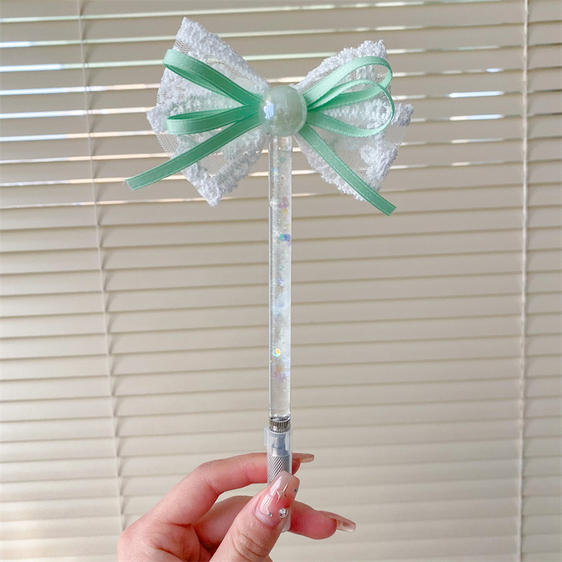 Nož za ručne radove sa zamjenjivim oštricama, dekorativna mašna od vrpice i čipke s kristalima, model k23012