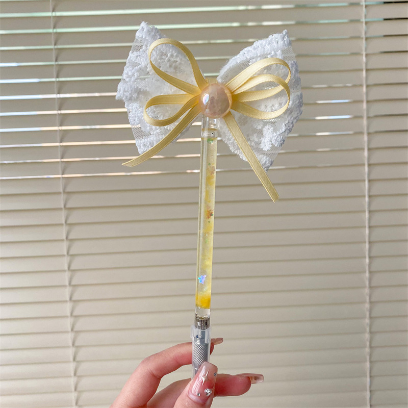 Nož za ručne radove sa zamjenjivim oštricama, dekorativna mašna od vrpice i čipke s kristalima, model k23012