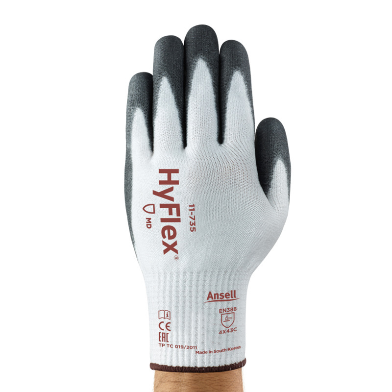 HyFlex 11735 Γάντια Αντικοπτικά, Παλάμη Επίστρωση PU, Seamless Intercept™ Τεχνικό Νήμα