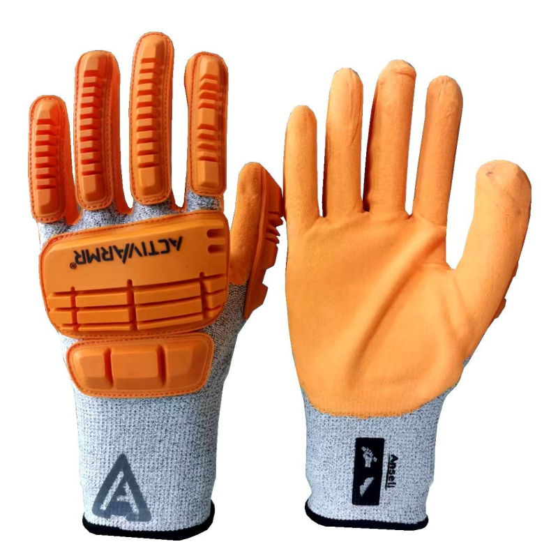 TPR rukavice za rad s zaštitom od posjekotina i udaraca | izdržljive, 250 g | za održavanje travnjaka, popravak brodova i naftnih polja