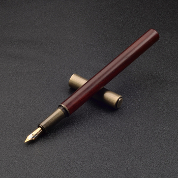 MG-1002 drveno-metalo kaligrafsko pero s iridijevim vrhom, sustav upijanja tinte, Jingjia