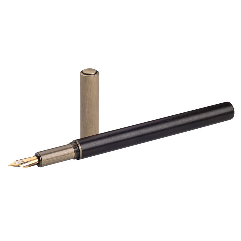 MG-1002 drveno-metalo kaligrafsko pero s iridijevim vrhom, sustav upijanja tinte, Jingjia