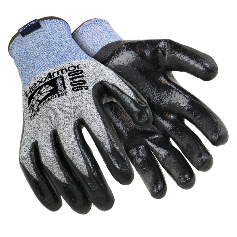 Αντικοπικά και ανθεκτικά στη φθορά γάντια, μοντέλο 9010, επίστρωση Bladex5+nitril, επένδυση από ίνες υψηλής αντοχής, κατάλληλα για κατεργασία μετάλλων, μηχανουργία, κατασκευές και ξυλεία