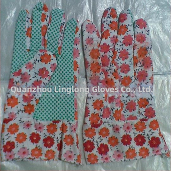 Záhradné rukavice z nylonu s pletenou podšívkou, proti rezu, protišmykové, udržujú teplo