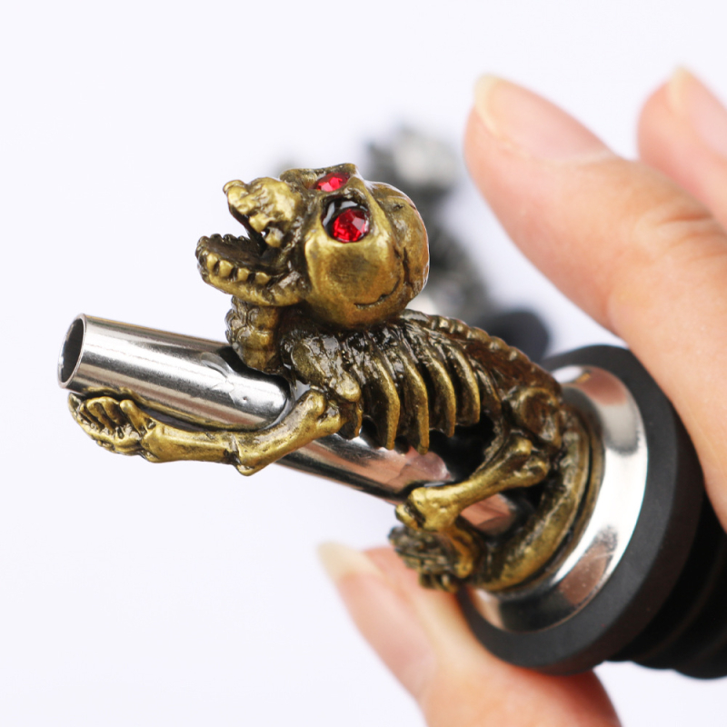 Dozator za vino – Halloween pauk zombija lubanja, cinkova legura, jesen 2020, XS011