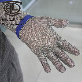 Rukavice otporne na rezanje razina 5, mreža od metalne žice, 304 nehrđajući čelik, otporne na toplinu i vatrootporne