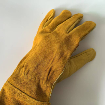 Kožne rukavice za vrt od kravlje kože – otporne na ubod, otporne na posjekotine, otporne na habanje i prozračne za vrtlarenje